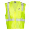 Unisex Single Pocket Zipper Mesh Vest Thumbnail